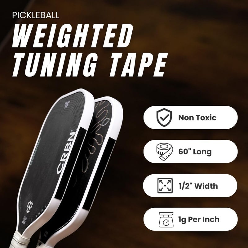 Pickleball Effect Paddle Tuning Tape for Pickleball Paddles | Non-Toxic & Customizable Alternative of Lead Tape for Pickleball Paddles - Image 2